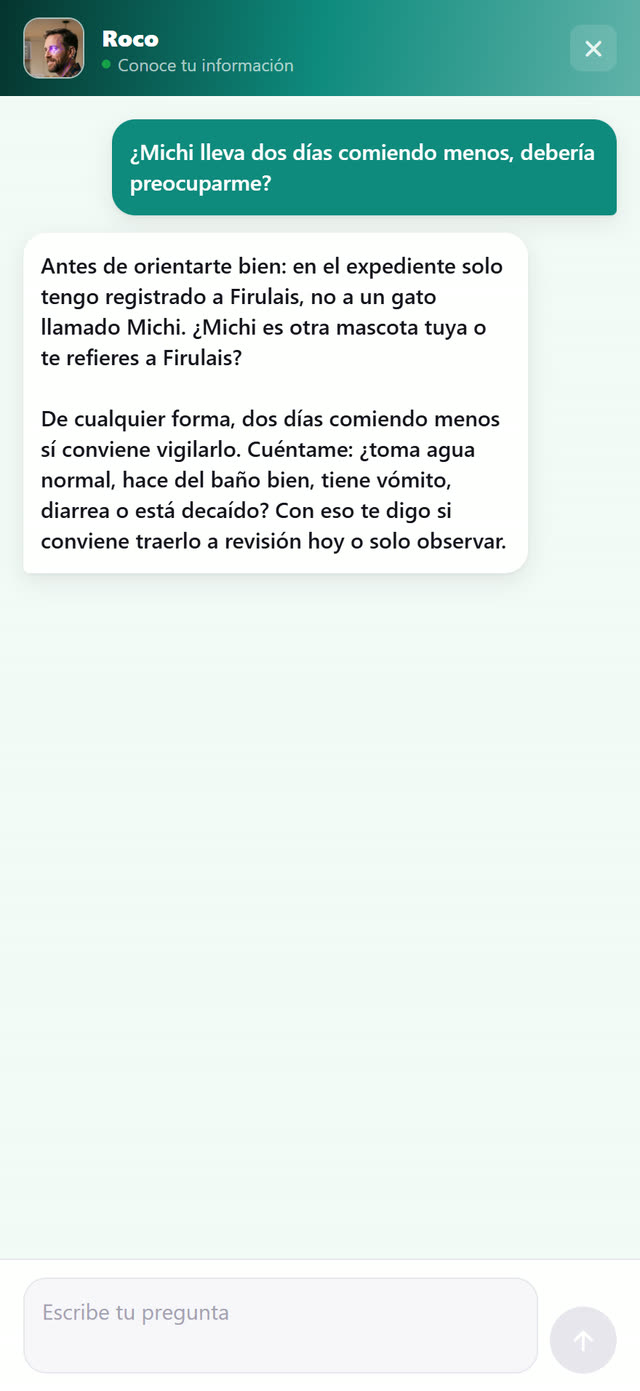 Responde personalizado: orienta, prioriza y te dice cuándo venir.