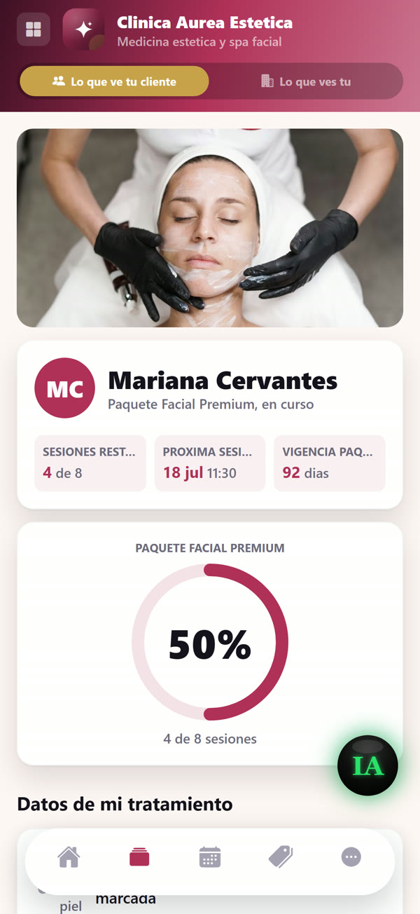 Custom app for Beauty and wellness
